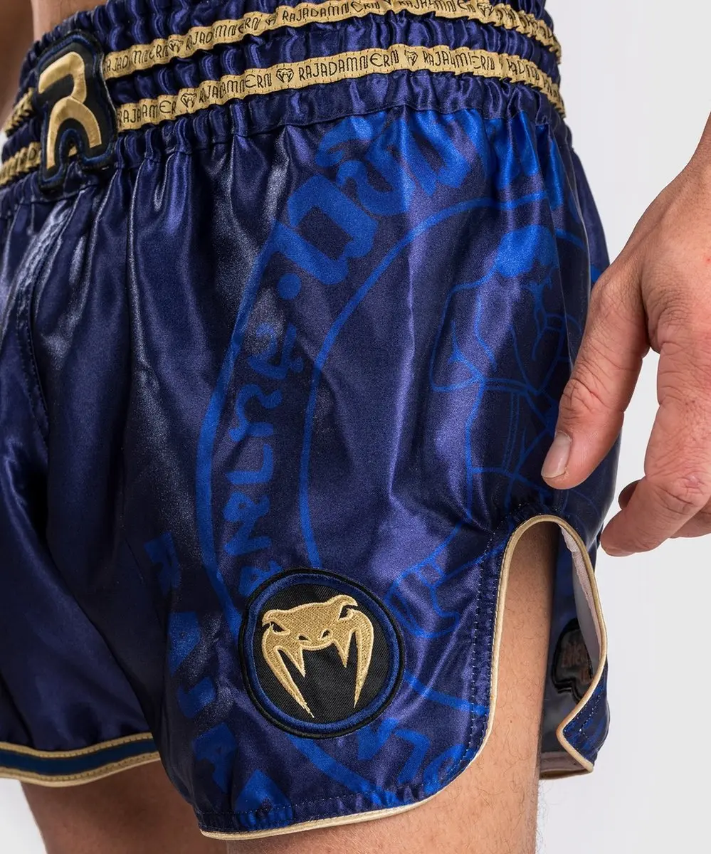 Venum Rajadamnern Muay Thai Short - S - Marineblauw