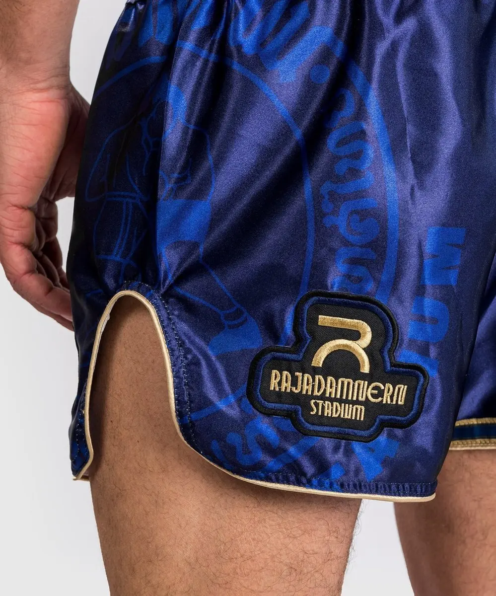 Venum Rajadamnern Muay Thai Short - S - Marineblauw