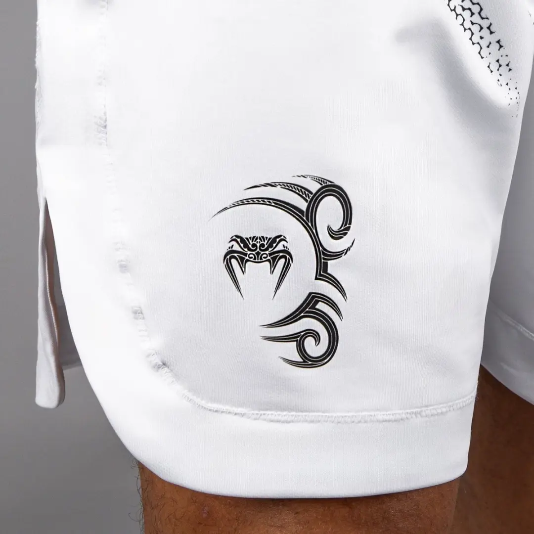 Venum x Mike Tyson Tiger Boksbroek - Optisch Wit/Diep Zwart M