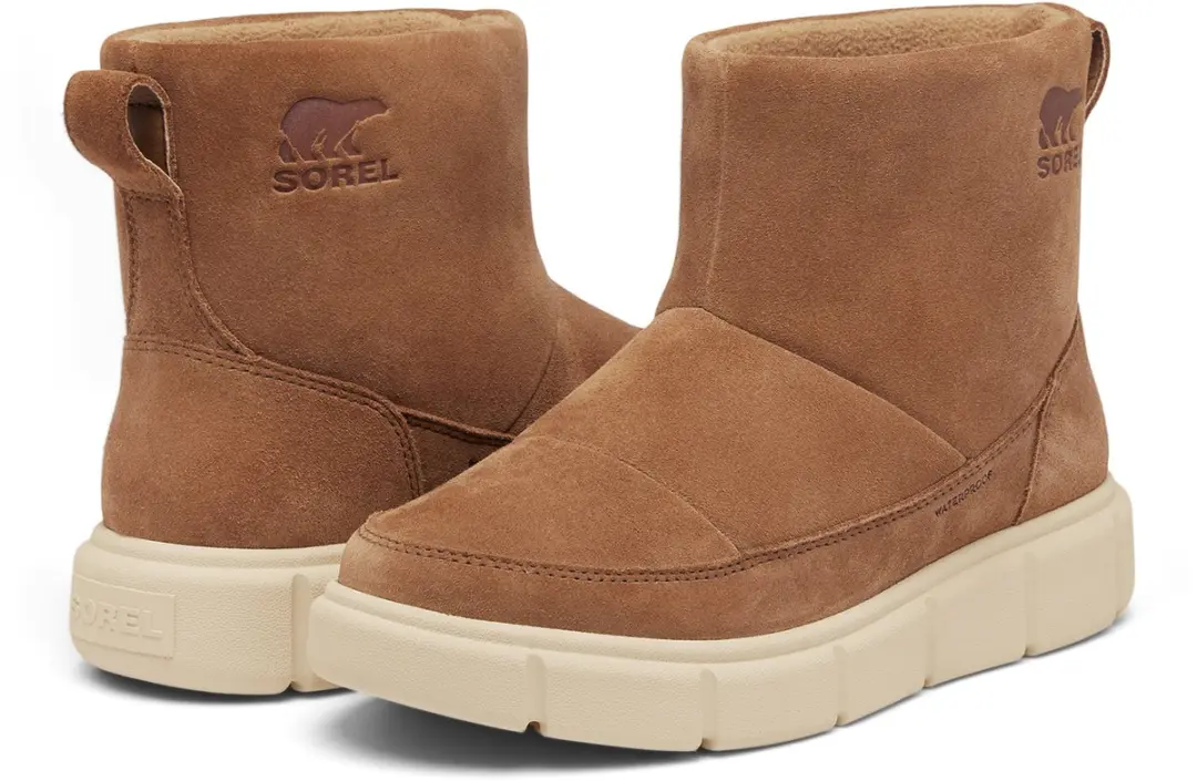 Sorel Explorer III Slip-On WP - Velvet Tan/Chalk 38