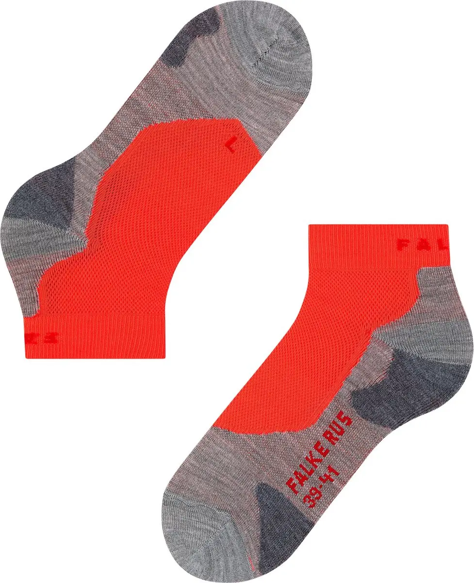 Falke RU5 Short Anti-Blaar Hardloopsokken Heren - Rood - Maat 39-41 - afbeelding 6 van 6