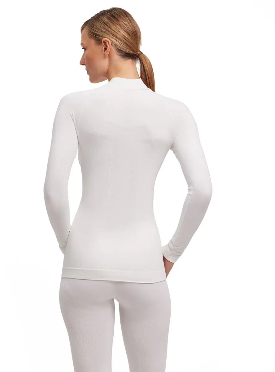Falke Warm Turtleneck Shirt Dames XS - Wit