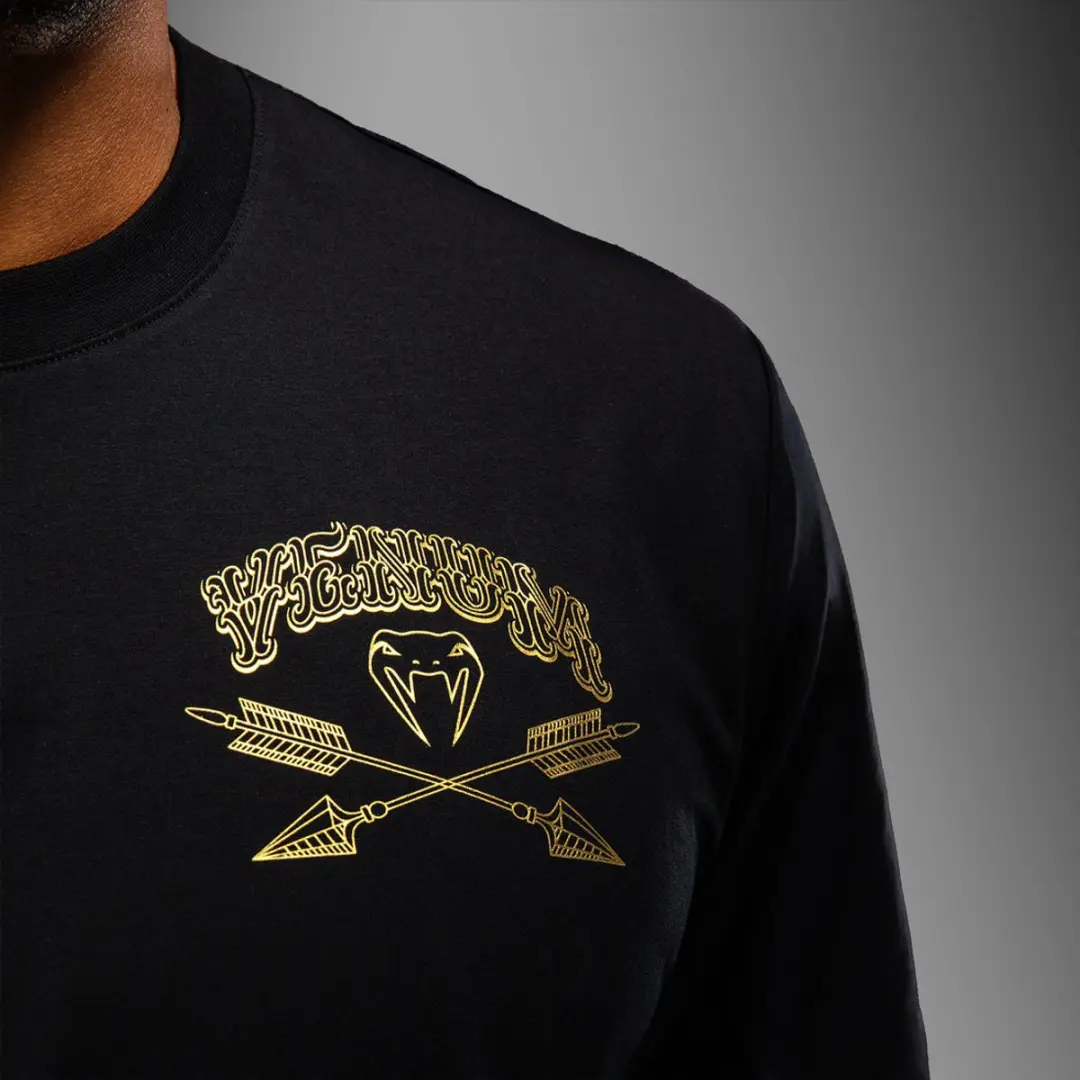 Venum Wolf Atak T-shirt - Zwart/Grijs XL