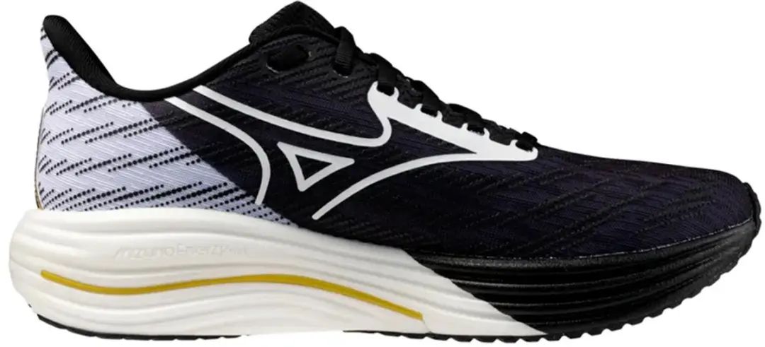 Mizuno Wave Rider 29 Hardloopschoenen 44.5 - Zwart/Wit/Goud