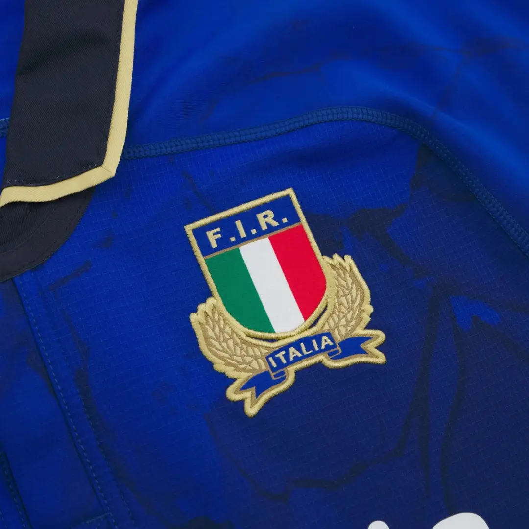 Macron Authentiek Thuis Shirt Italië 2025/26 - M - Marine