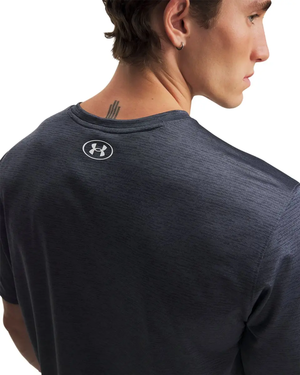 Under Armour UA Tech Vent SS Heren Sportshirt - XXL - Donkerblauw/Wit - afbeelding 6 van 6