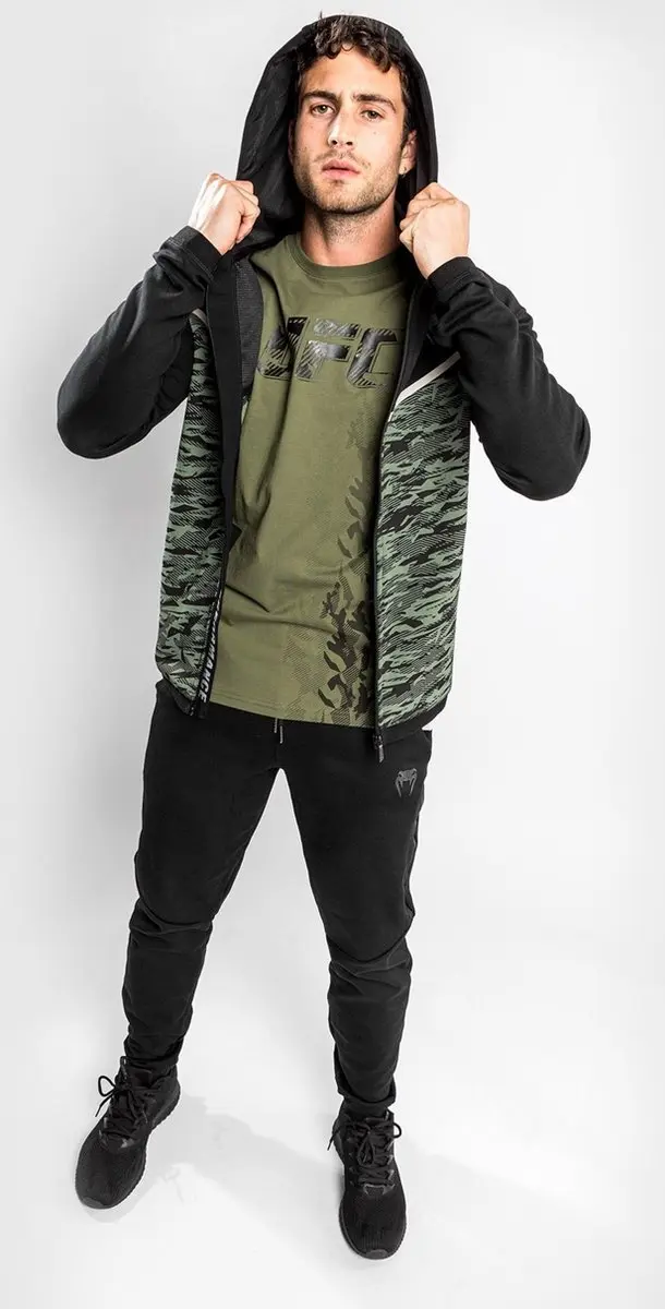 Venum Laser Evo 2.0 Hoodie - S - Kaki Camo