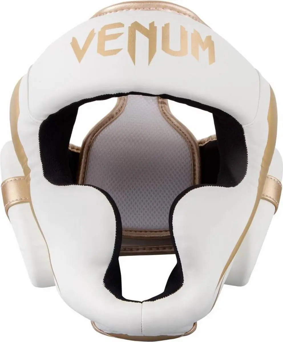Venum Elite Headgear - One Size - Wit/Goud - afbeelding 6 van 6
