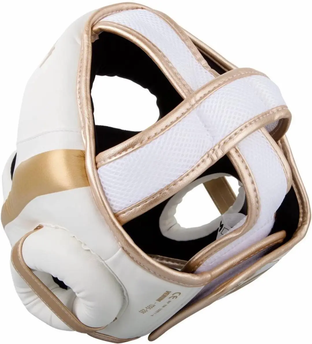 Venum Elite Headgear - One Size - Wit/Goud