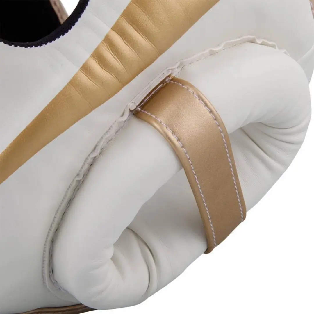 Venum Elite Headgear - One Size - Wit/Goud