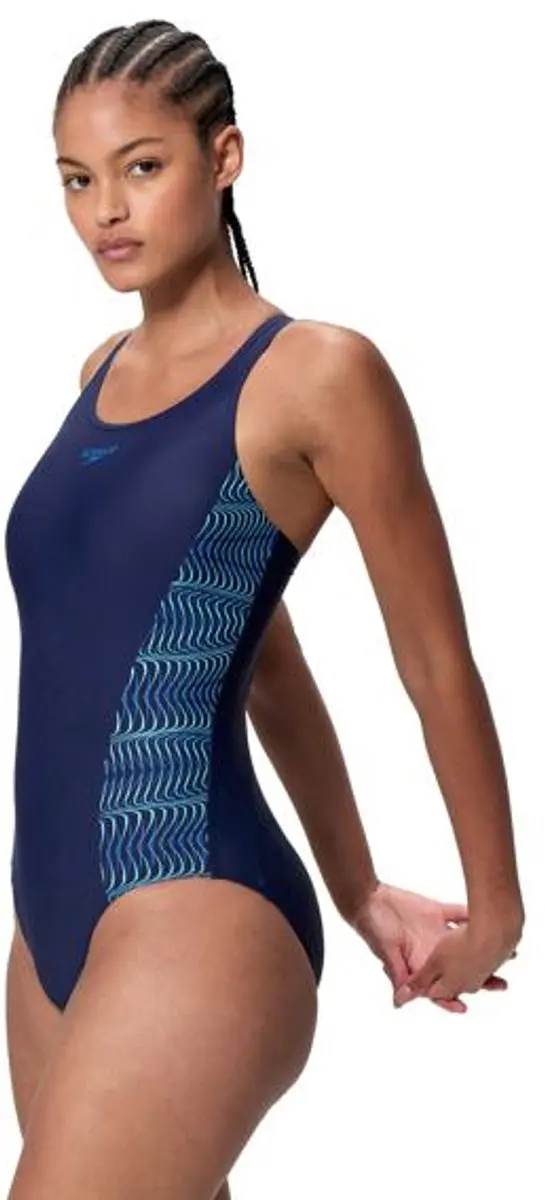 Speedo Placement Medalist Badpak Dames - Marine - One Size