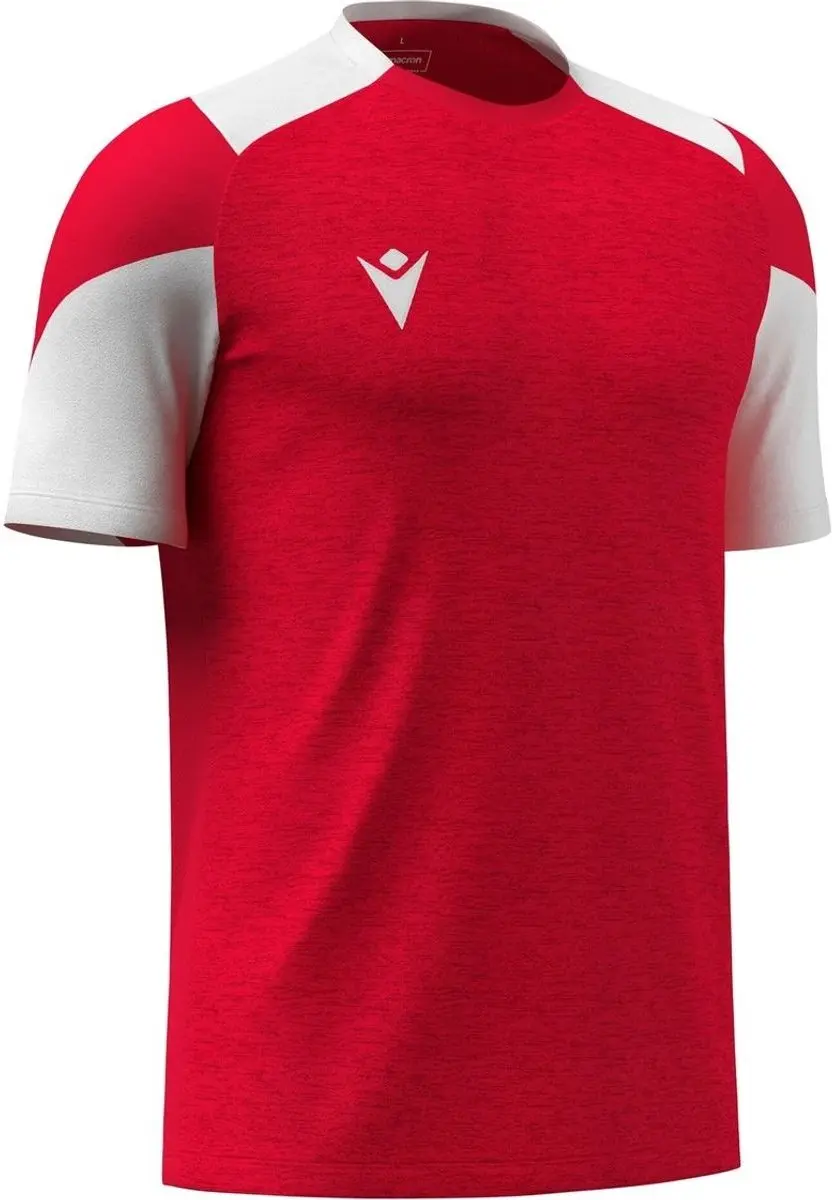 Macron Glory Golem Shirt Kinderen - 140 - Rood/Wit