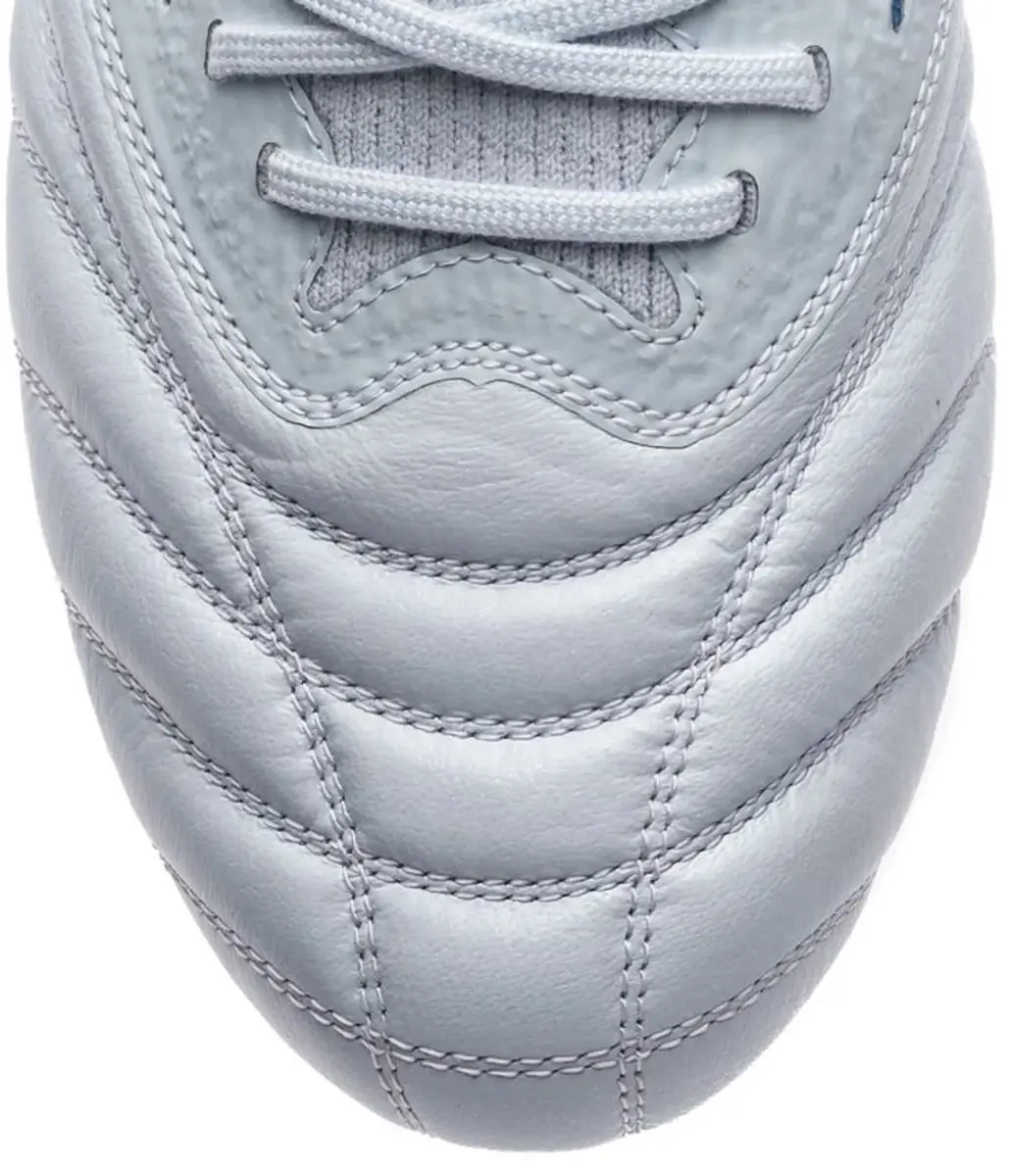 Mizuno Morelia Neo III Beta Voetbalschoen - Wit/Blauw/Geel - Maat 47