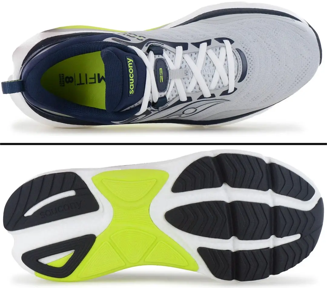 Saucony Omni 23 ST Heren Hardloopschoenen - Grijs - EU 42.5