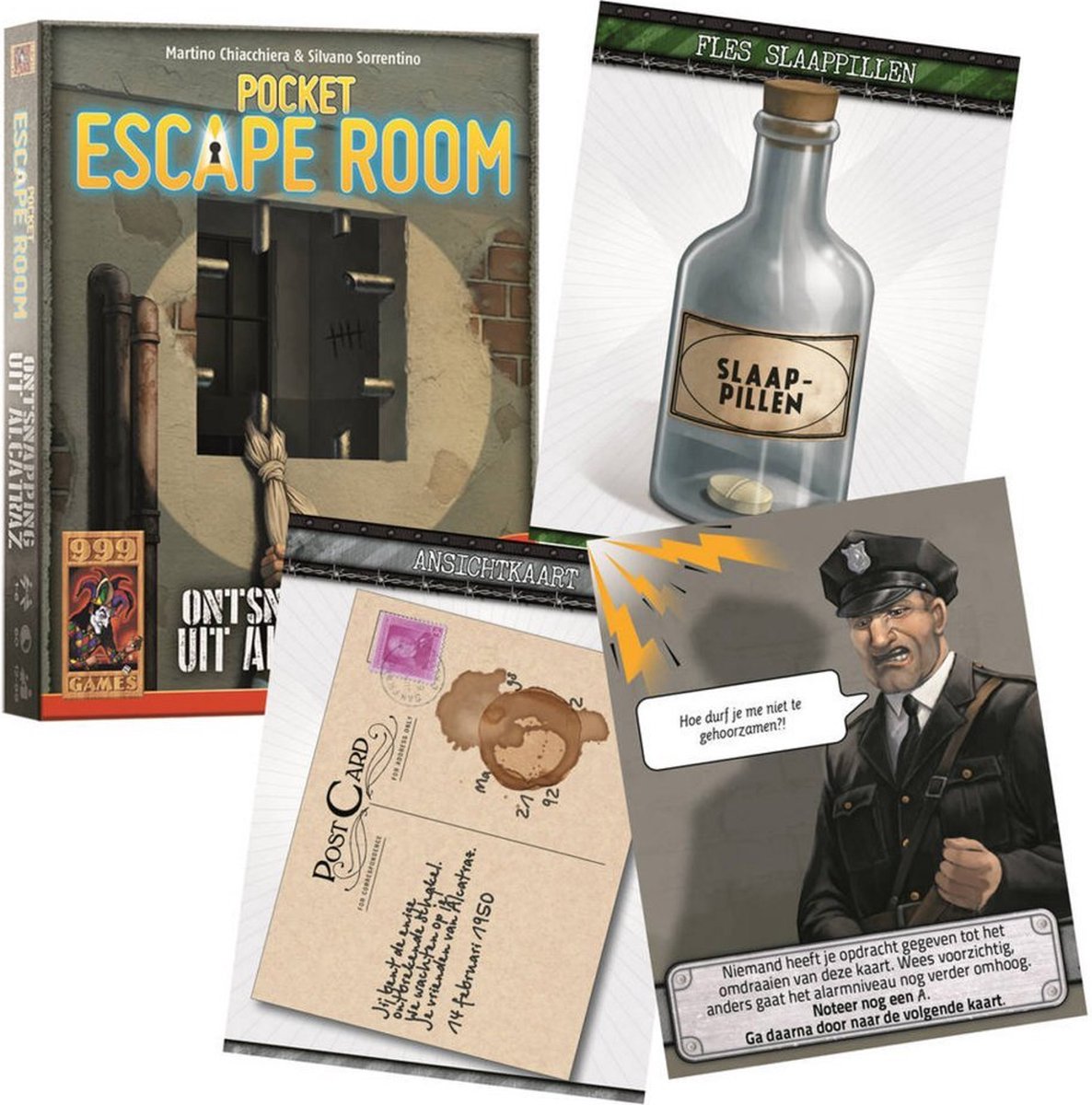 999-Games - Pocket Escape Room: Ontsnapping uit Alcatraz - Breinbreker