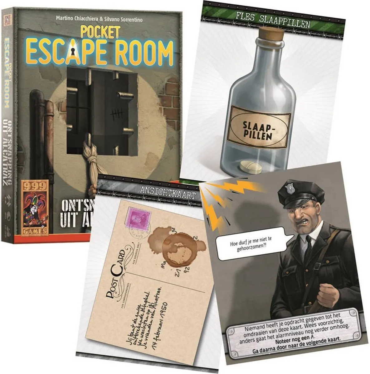 999 Games Pocket Escape Room Ontsnapping uit Alcatraz - 999-POC07