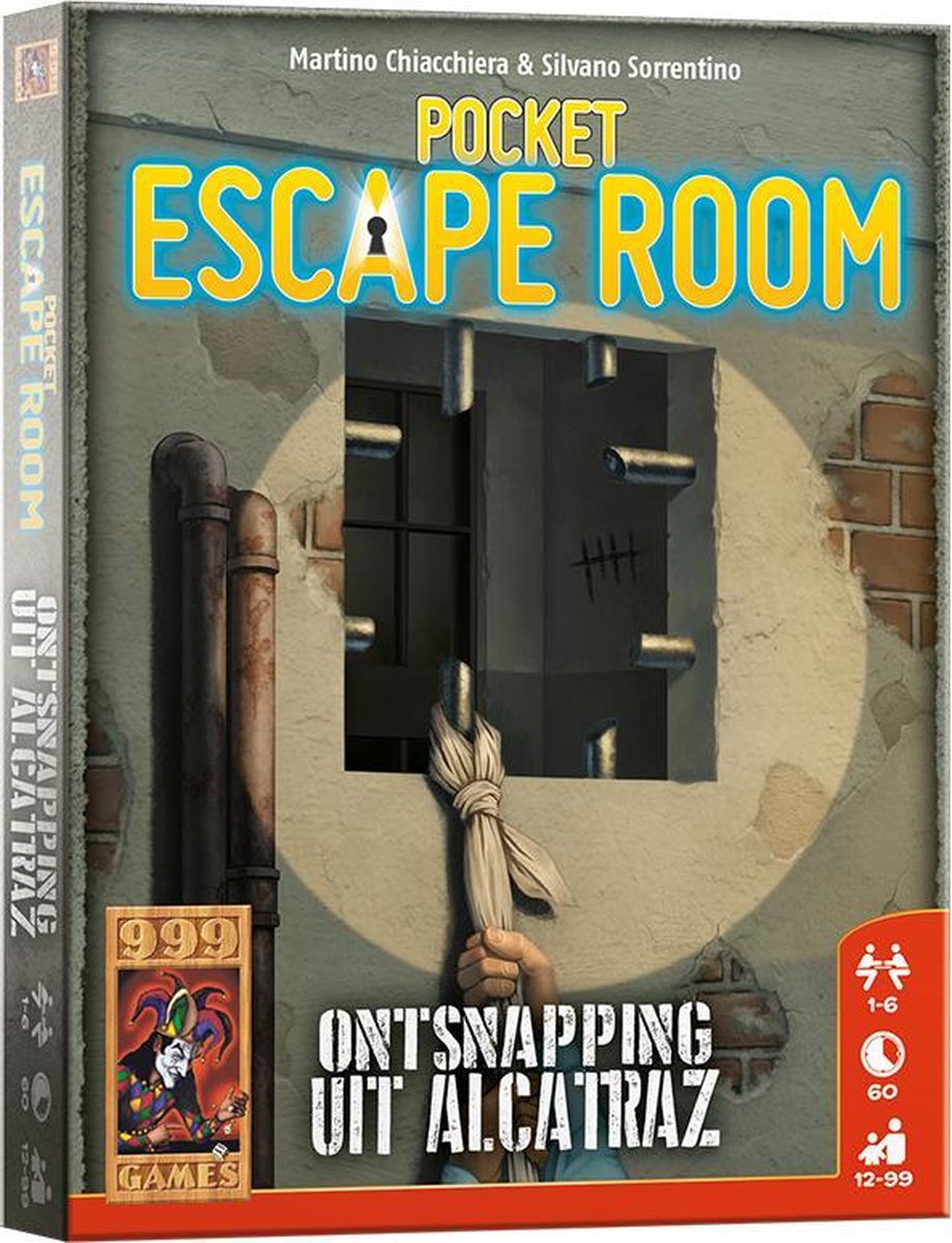 999-Games - Pocket Escape Room: Ontsnapping uit Alcatraz - Breinbreker