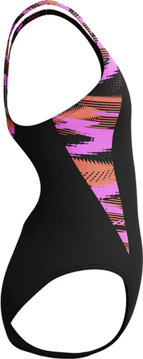 Speedo HyperBoom Splice Muscleback Meisjesbadpak - Zwart/Paars
