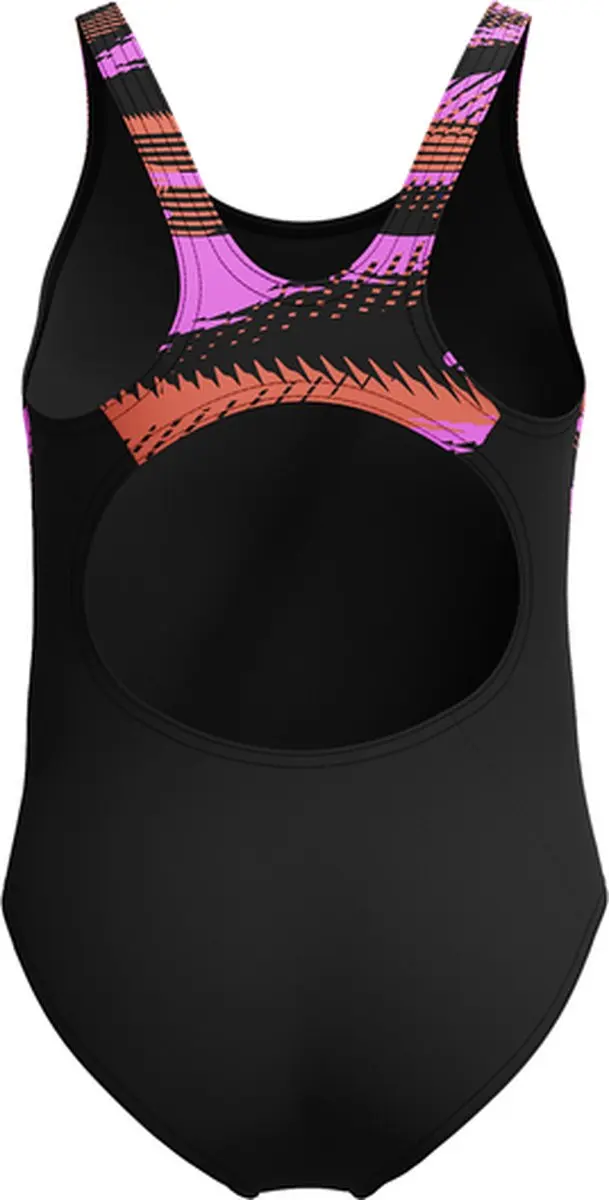 Speedo HyperBoom Splice Muscleback Meisjesbadpak - Zwart/Paars