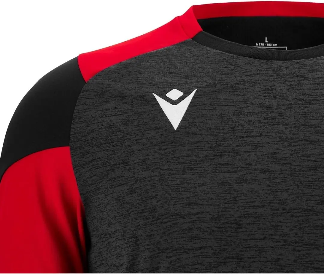 Macron Glory Golem Shirt Heren - 4XL Zwart/Rood