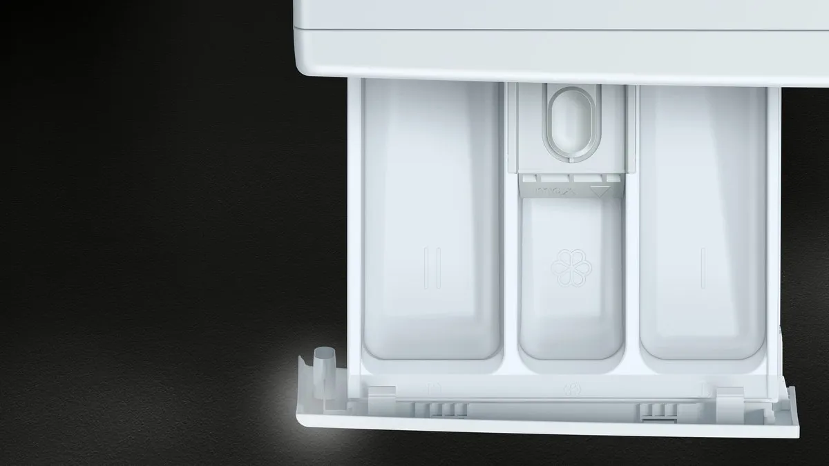 Siemens WM14N27TNL - iQ300 - Wasmachine met stoom - 8 kg - 1400 rpm - Energielabel A - smartFinish: vermindert kreukels tot 50% - Stil -speedPack L: verkort wasprogramma's met varioSpeed - Outdoor programma