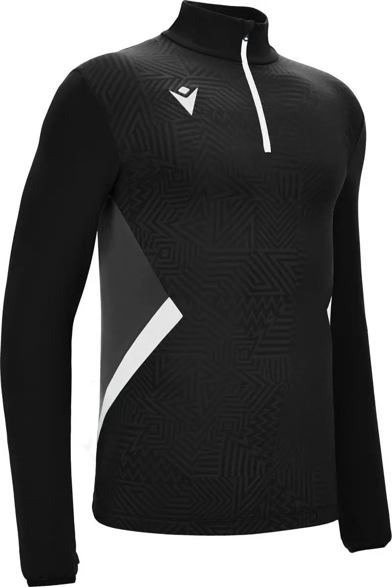 Macron Victory Fraser Ziptop Heren - XL - Zwart/Wit