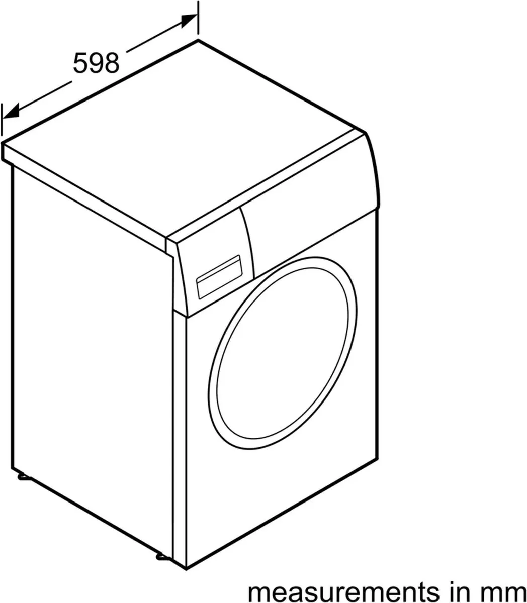 Bosch WTH83000NL Warmtepompdroger 7kg - Wit