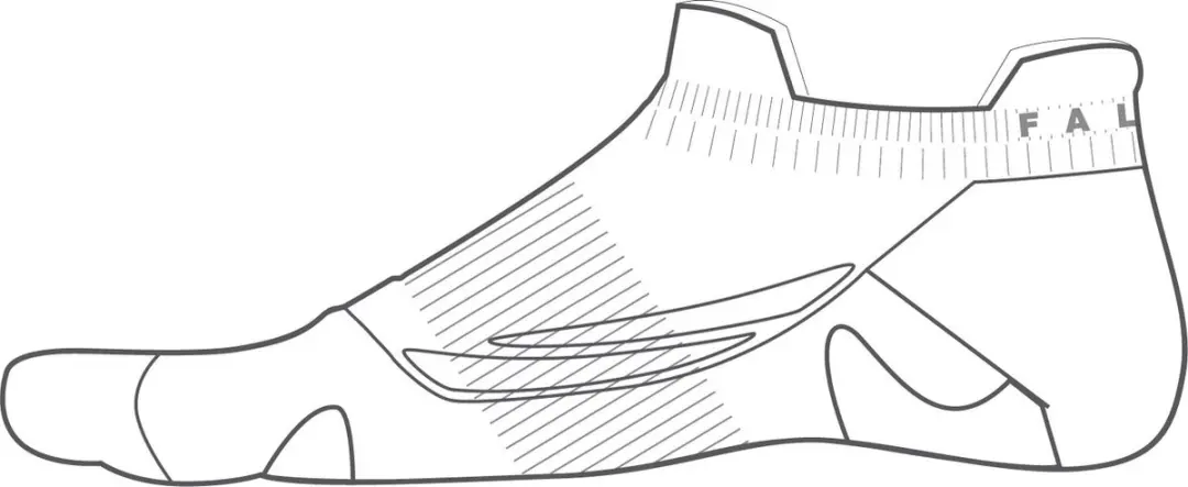 Falke GO5 Invisible Golfsokken Heren - Wit - Maat 46-48