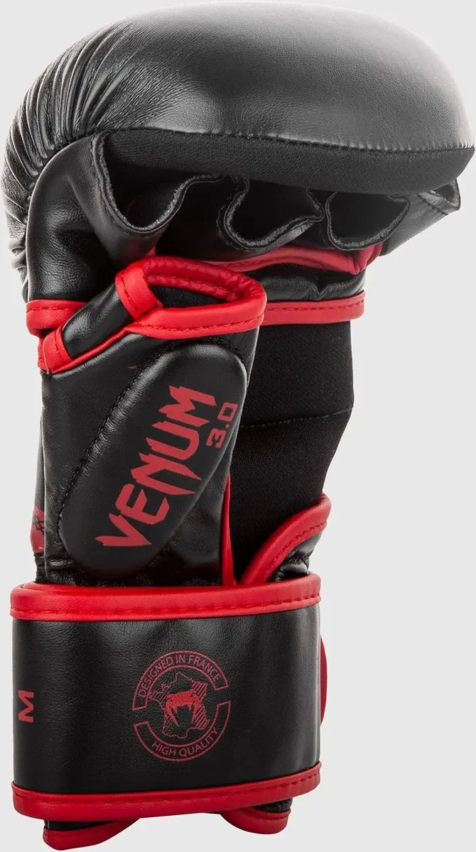 Venum Challenger 3.0 MMA Handschoenen 8 oz - Zwart/Rood - afbeelding 6 van 6