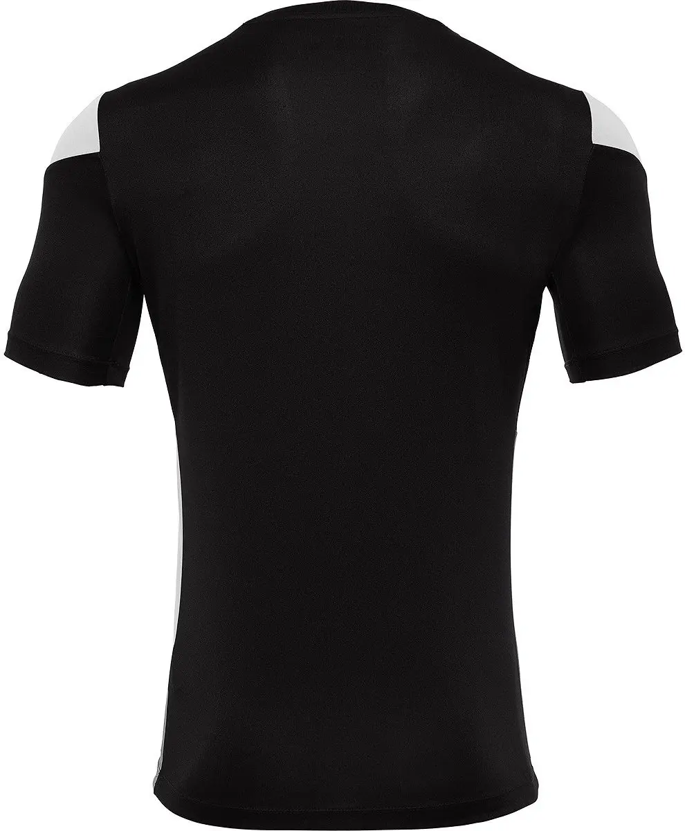 Macron Polis Shirt Korte Mouw Heren - Wit/Zwart 5XL