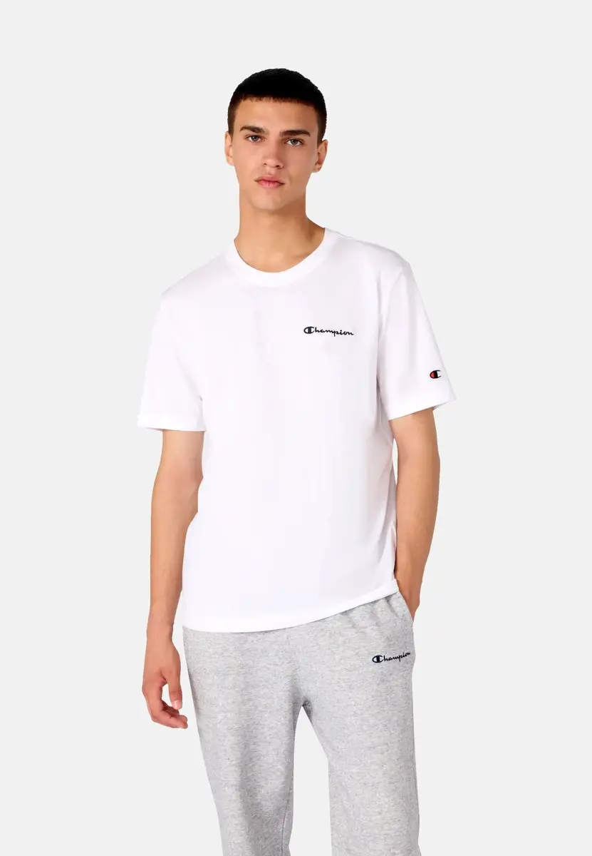 Champion Heren Sportshirt Katoen S - Wit