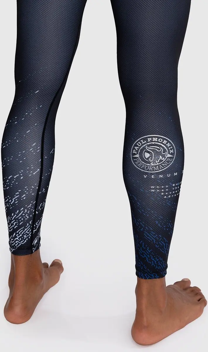 Venum x Tekken 8 Paul Phoenix Sportlegging - M - Zwart/Blauw