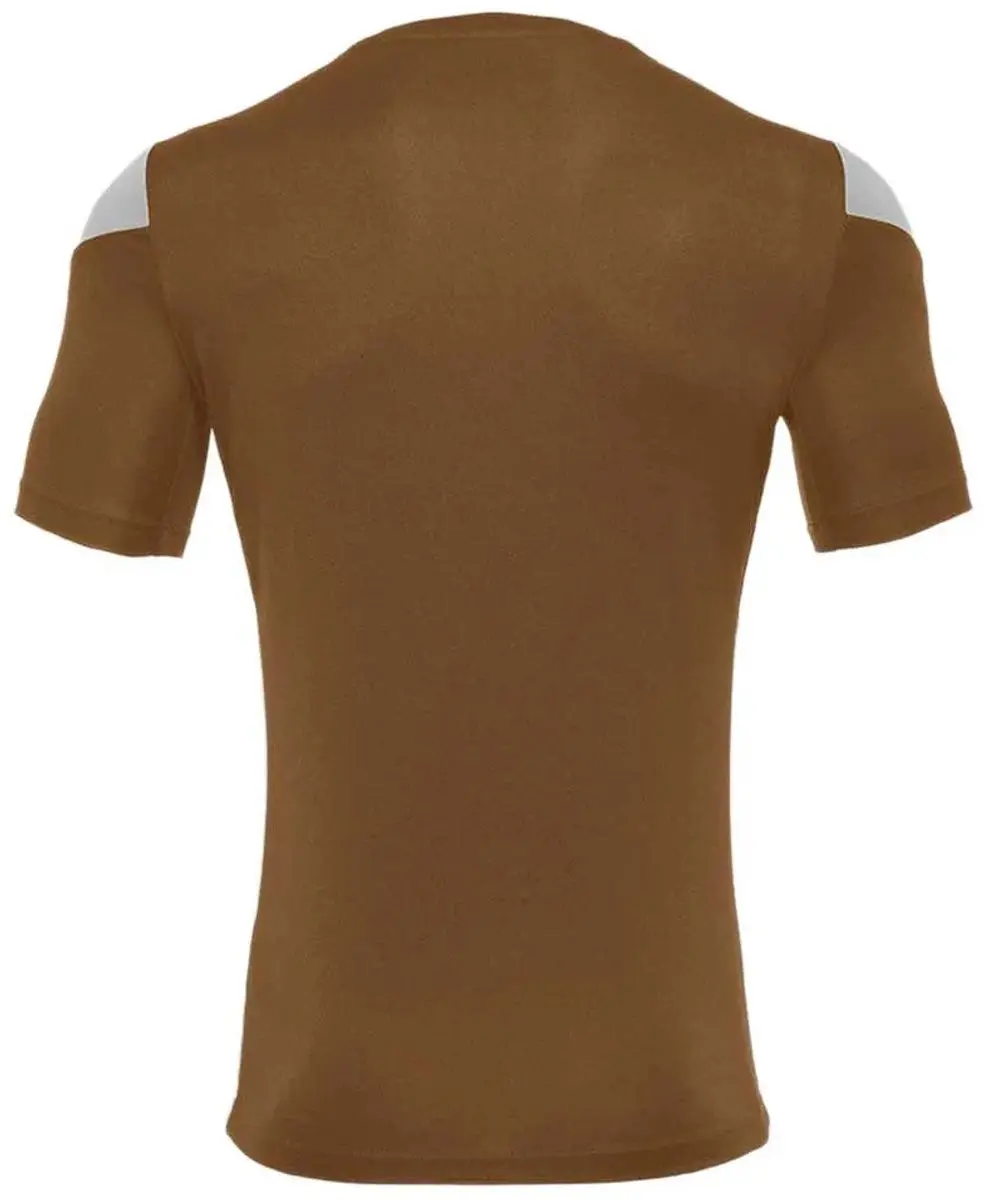 Macron Polis Shirt Korte Mouw Heren - Goud XXL