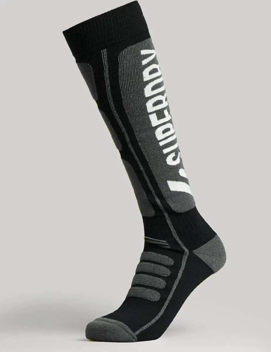 Superdry Ski Sokken 2-Pack - 39-44 - Zwart/Geel - afbeelding 6 van 6