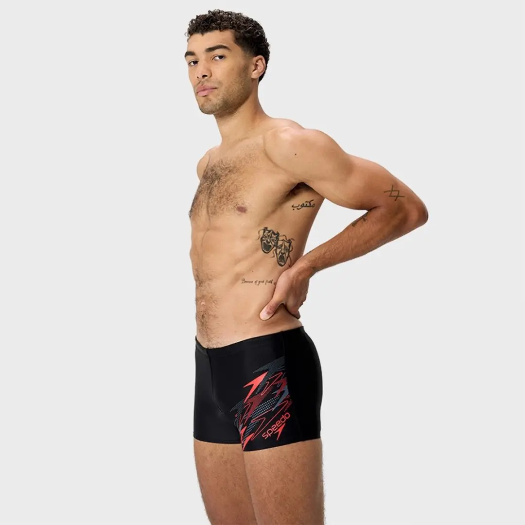 Speedo Medley Logo Aquashort Heren - XXL - Blauw/Rood