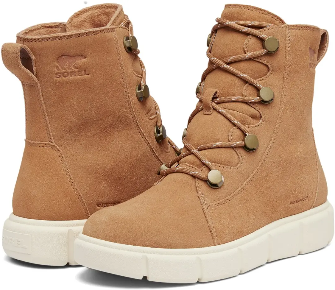 Sorel Explorer III Joan WP Outdoorlaarzen - Tawny Buff/Chalk - Maat 37