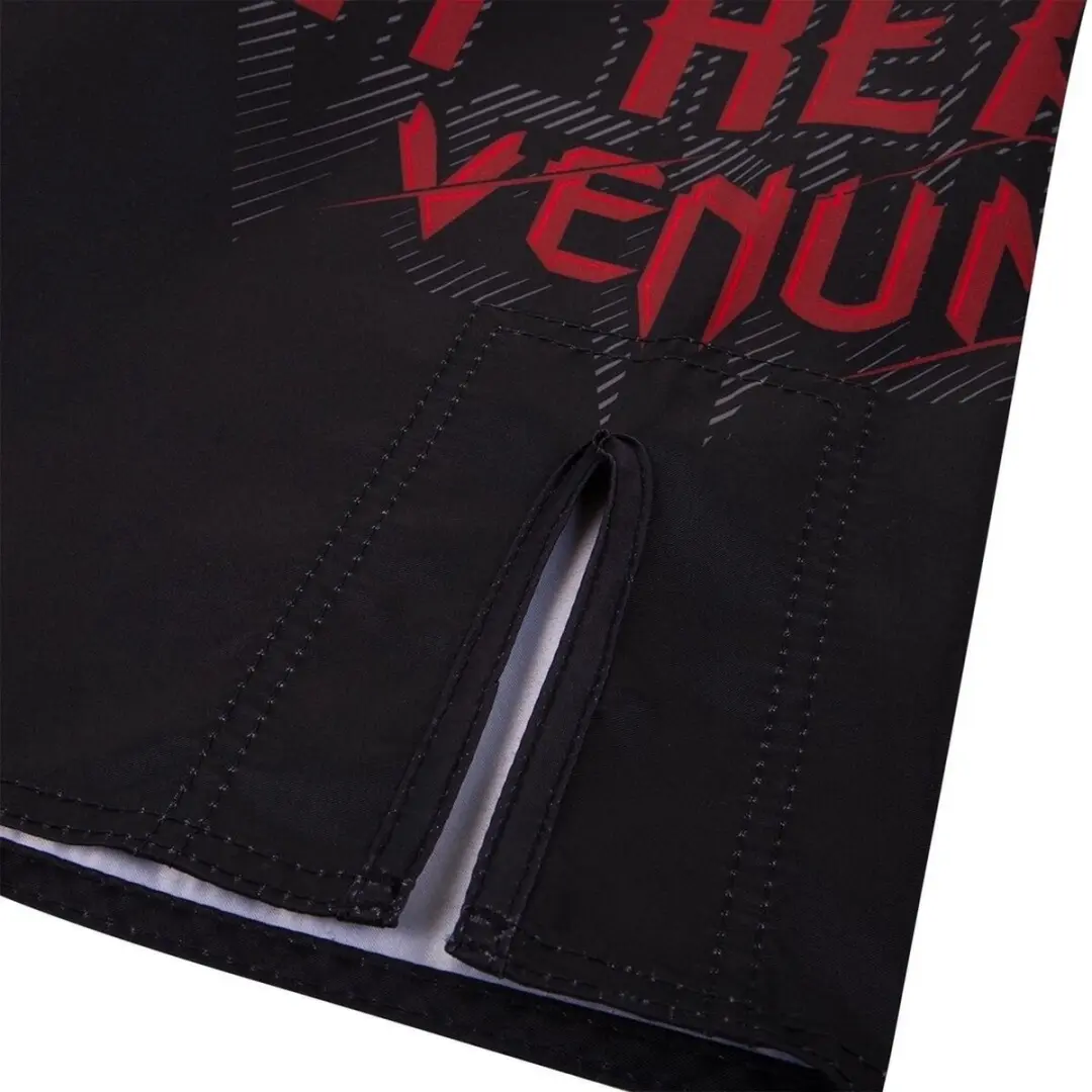 Venum Fightshorts Short - XS - Zwart Rood