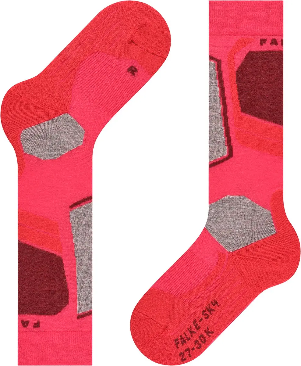 FALKE SK4 Skisokken Kinderen - Rood - Maat 35-38 - afbeelding 6 van 6