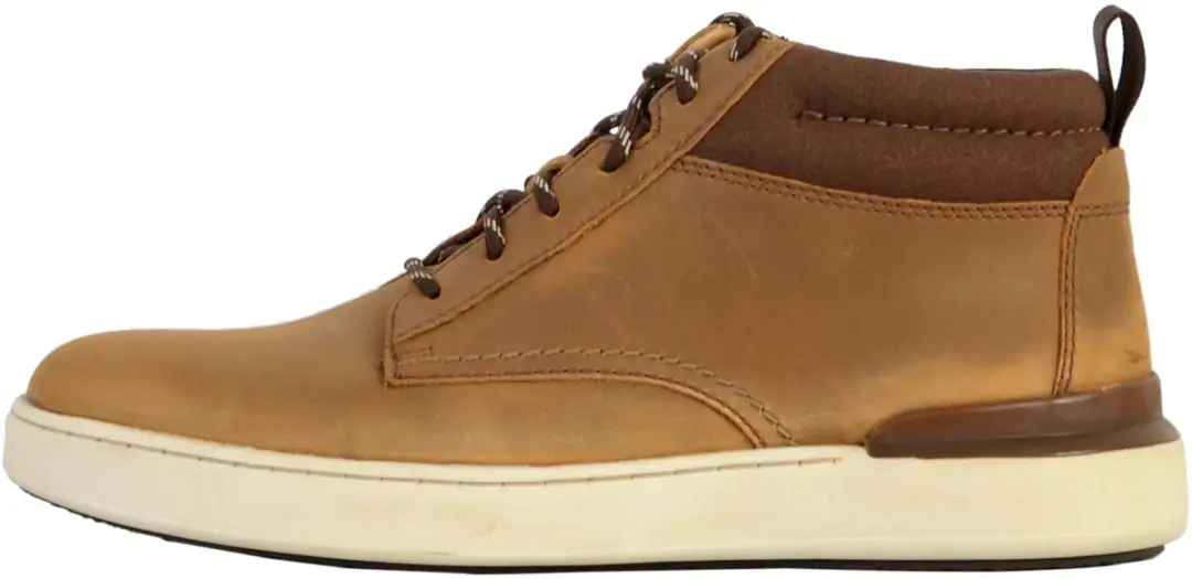 Clarks Scene Zip Leren Enkellaarsjes 37 - Bruin
