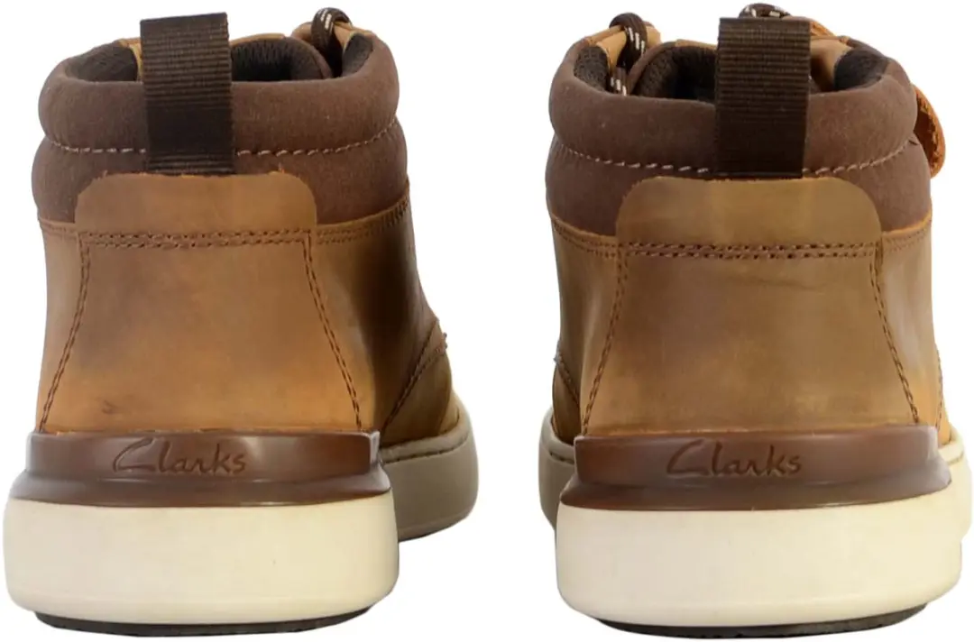 Clarks Scene Zip Leren Enkellaarsjes 37 - Bruin
