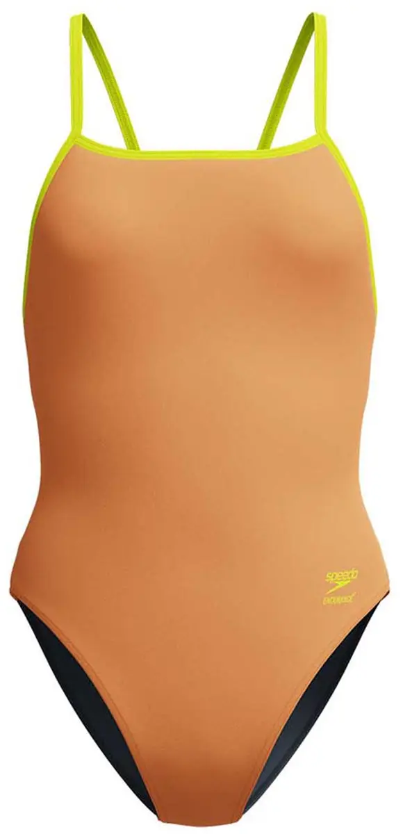 Speedo FL Solid Tri Back Zwemkleding 32 - Oranje