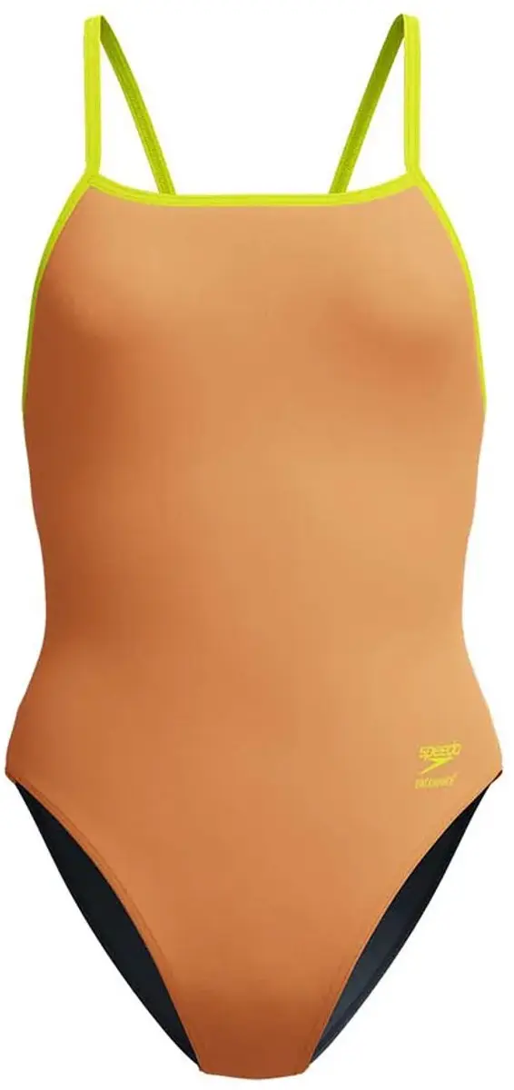Speedo FL Solid Tri Back Zwemkleding 32 - Oranje