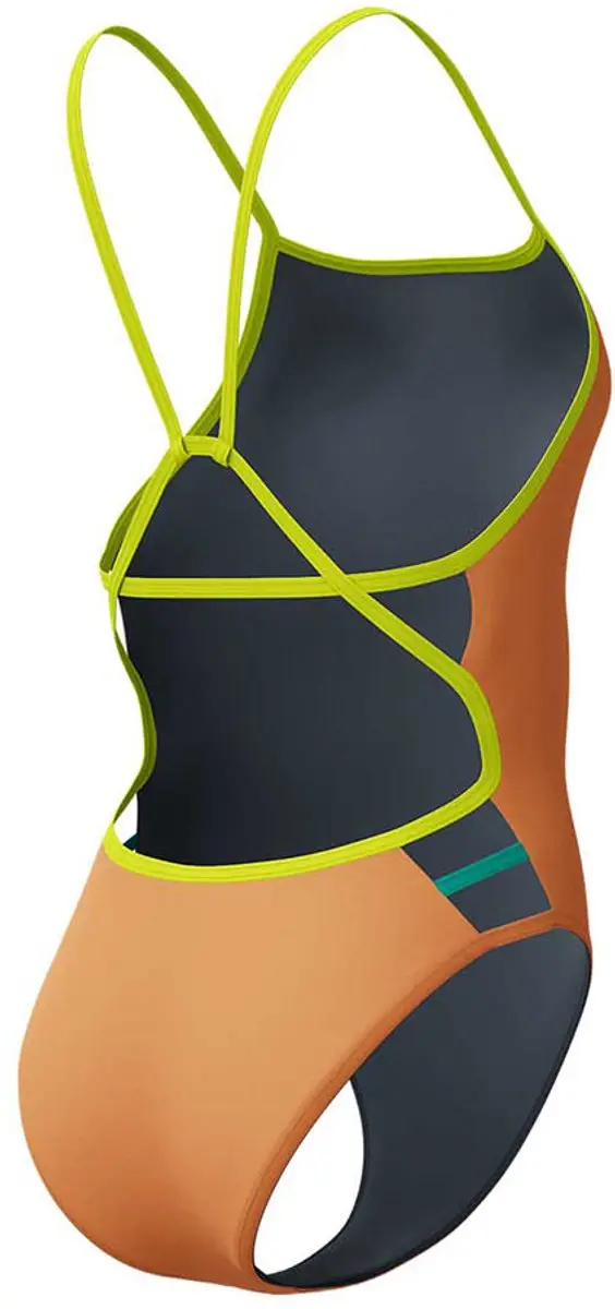 Speedo FL Solid Tri Back Zwemkleding 32 - Oranje