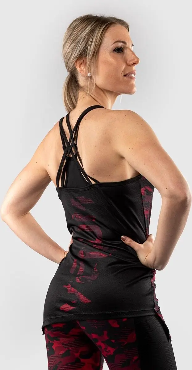 Venum Defender 2.0 Dames Tank Top - XL - Zwart/Rood
