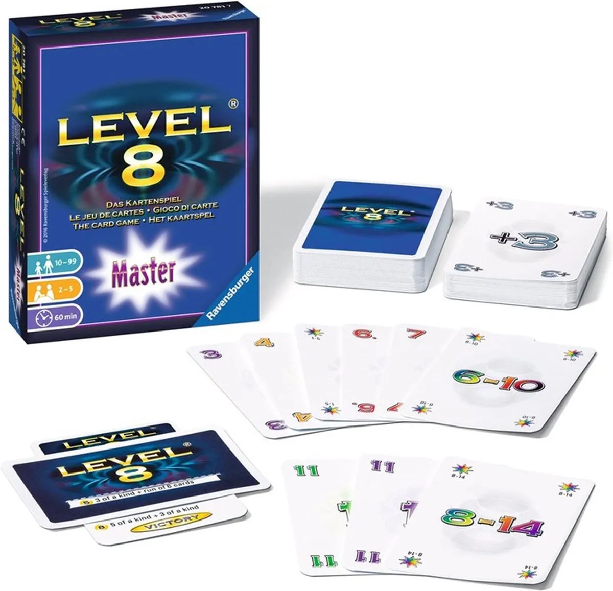 Ravensburger Level 8 Master Kaartspel - 2-5 Spelers