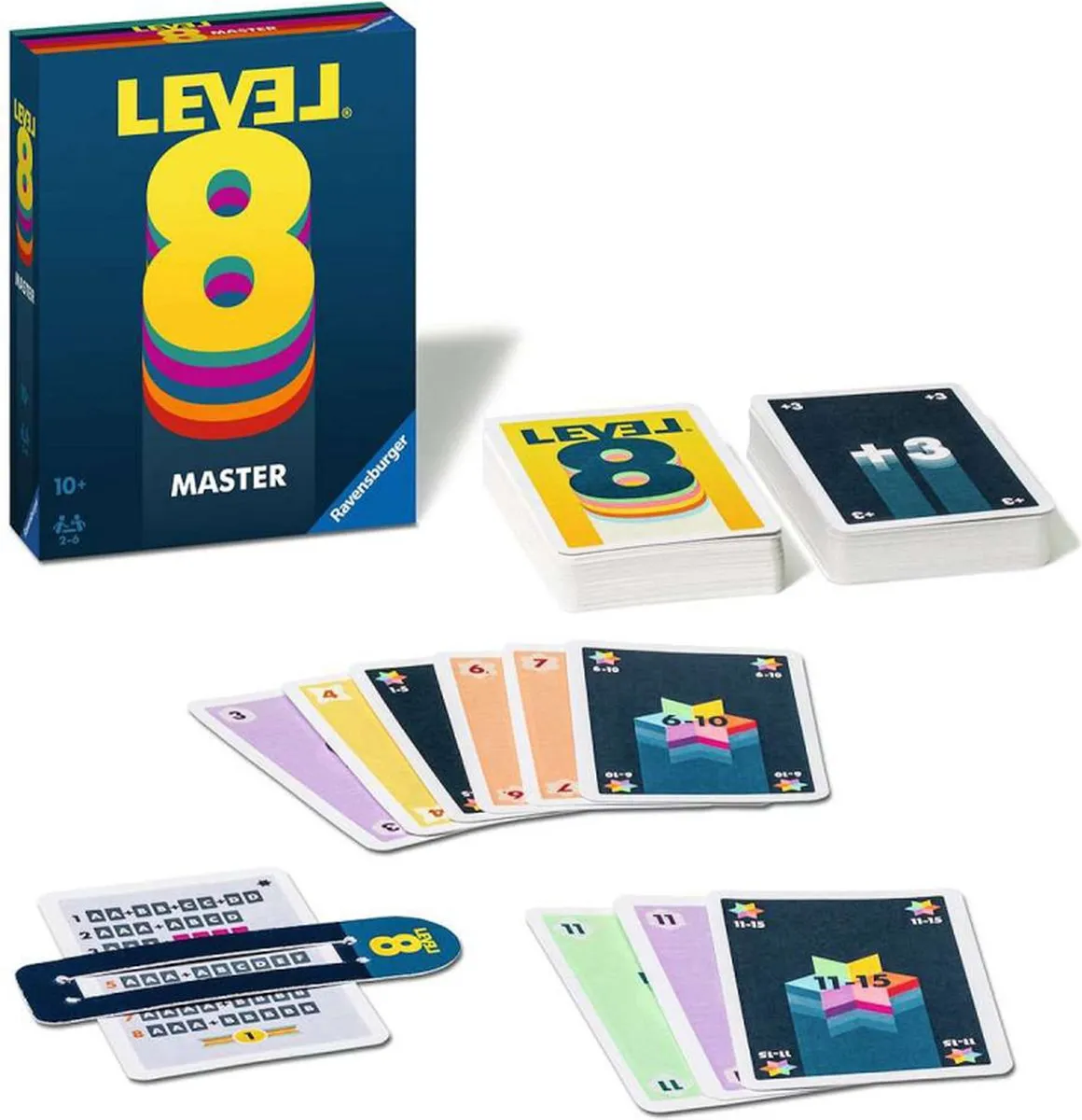 Ravensburger Level 8 Master Kaartspel - 2-5 Spelers