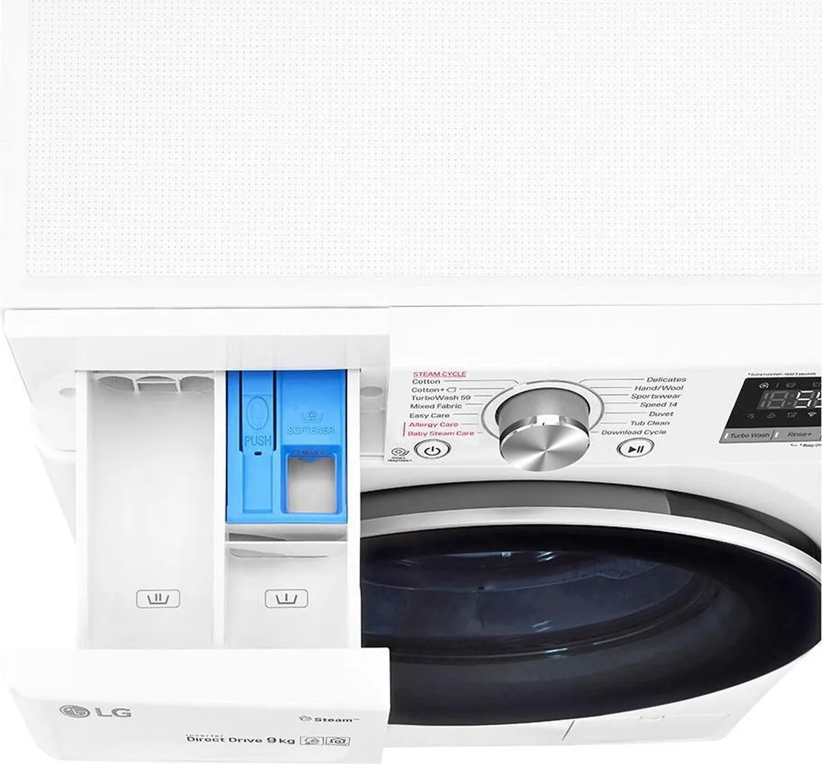 LG F4WN709S1 Wasmachine - 9 kg Wit - afbeelding 6 van 6