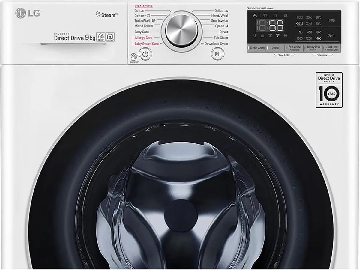 LG F4WN709S1 Wasmachine - 9 kg Wit