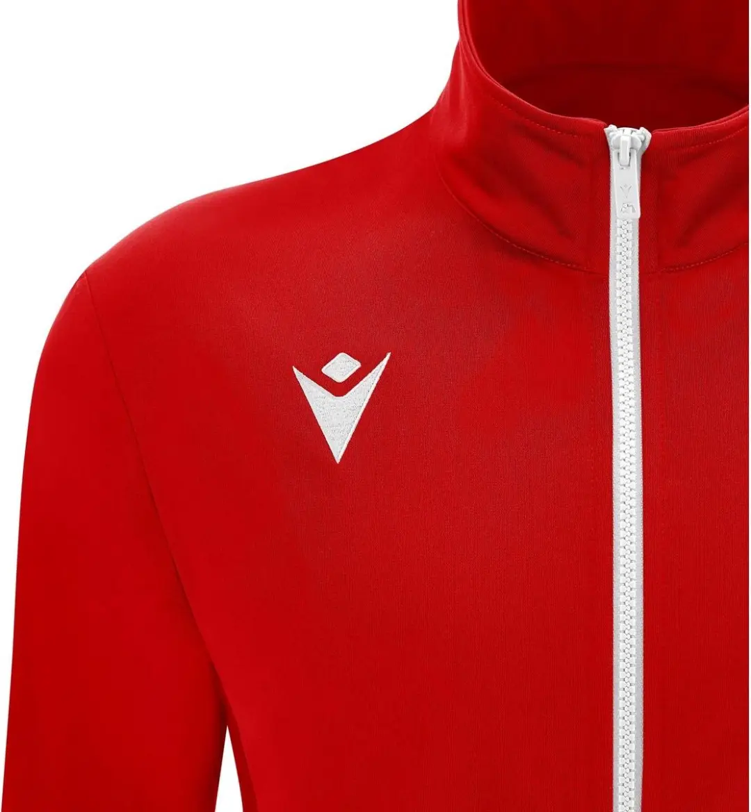 Macron Victory Raijin Polyestervest Heren - Rood/Wit 5XL
