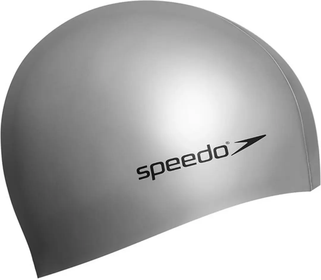 Speedo Plain Flat Badmuts - One Size - Zilver